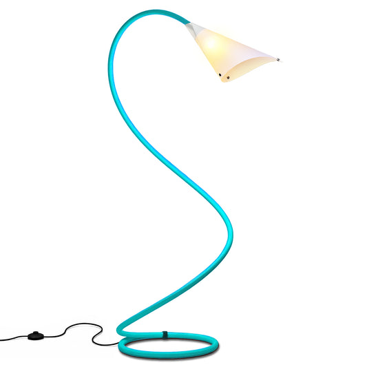 UV Blue Modern Floor Lamp