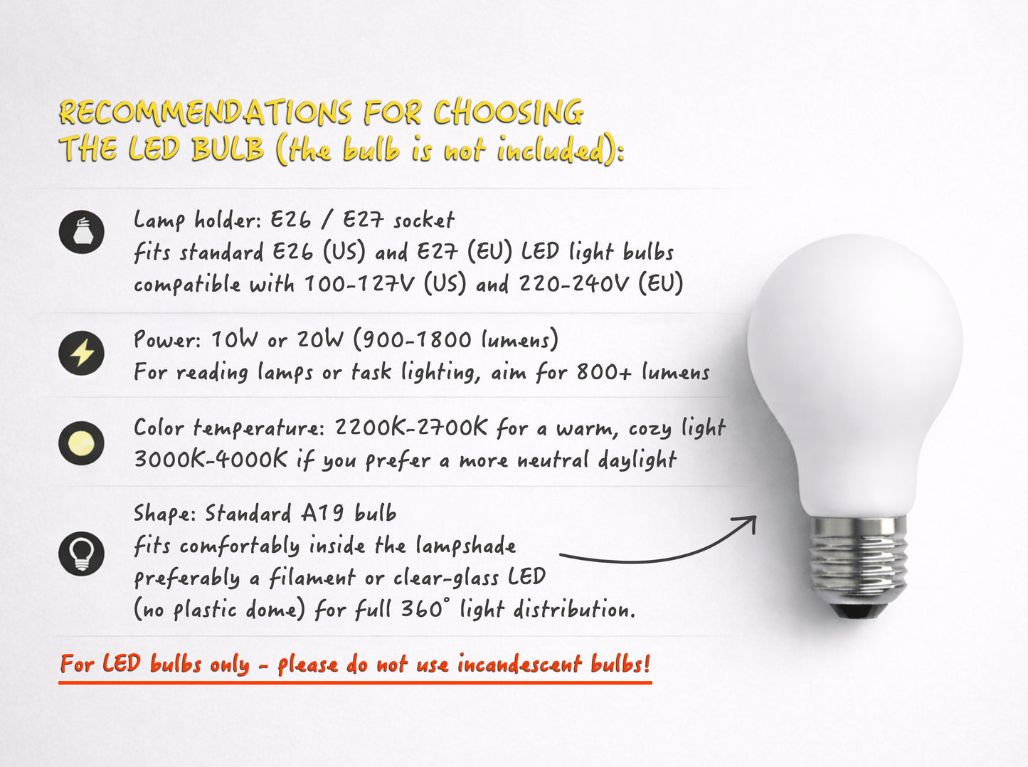 Lamp «4-in-1»: Floor Lamp, Table Lamp, Plug-in Wall Sconce, Designer Gift Bag.