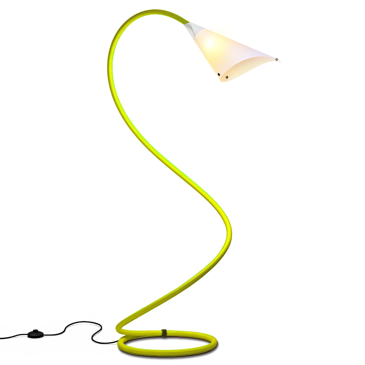 UV Yellow Modern Floor Lamp