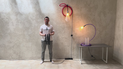 Black-Gold Modern Floor Lamp